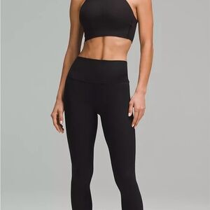 Lululemon Align Flare Extra Short Black Ribbed Leggings